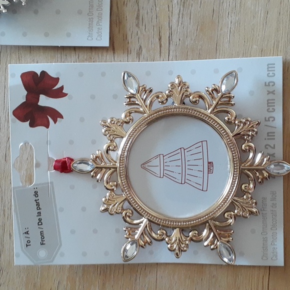 NWT Bundle of 3 Picture Frame Ornaments P100 - Picture 3 of 11